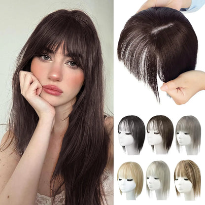 ✨ Soft Fringe Bangs Wig – Natural Hairline & Effortless Beauty