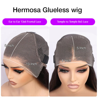 ✨ Glueless HD Lace Boho Braids Human Hair Wig – Natural Goddess Curls