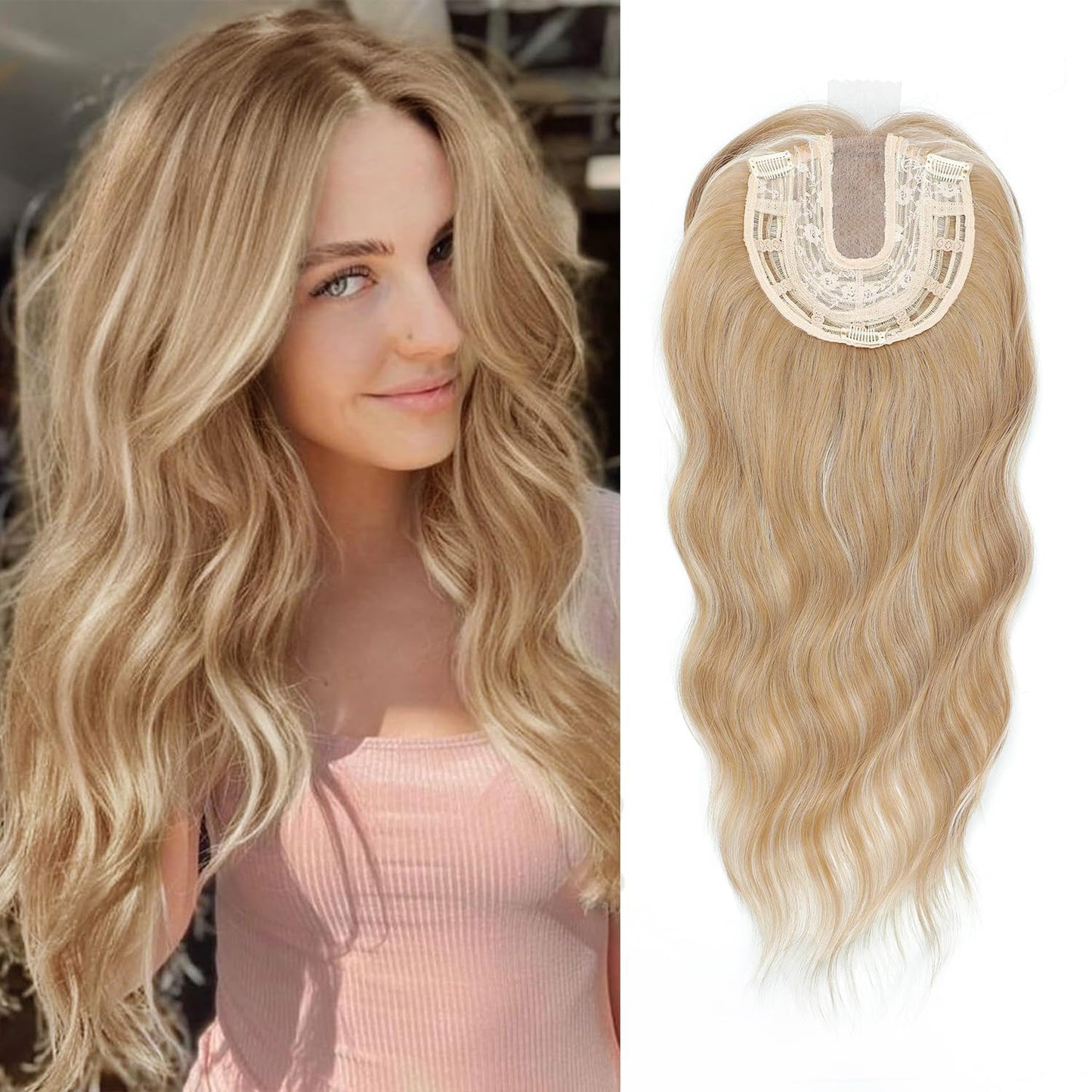 ⚡Sale Ends Tonight–🌷2026 New Lightweight & Breathable Wavy Hair Topper