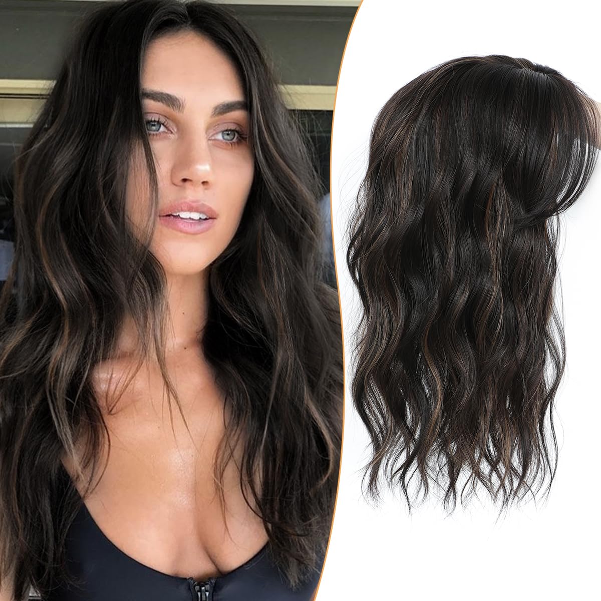 ⚡Sale Ends Tonight–🌷2026 New Lightweight & Breathable Wavy Hair Topper