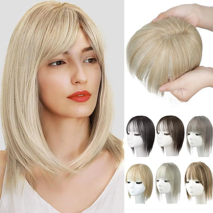 ✨ Soft Fringe Bangs Wig – Natural Hairline & Effortless Beauty