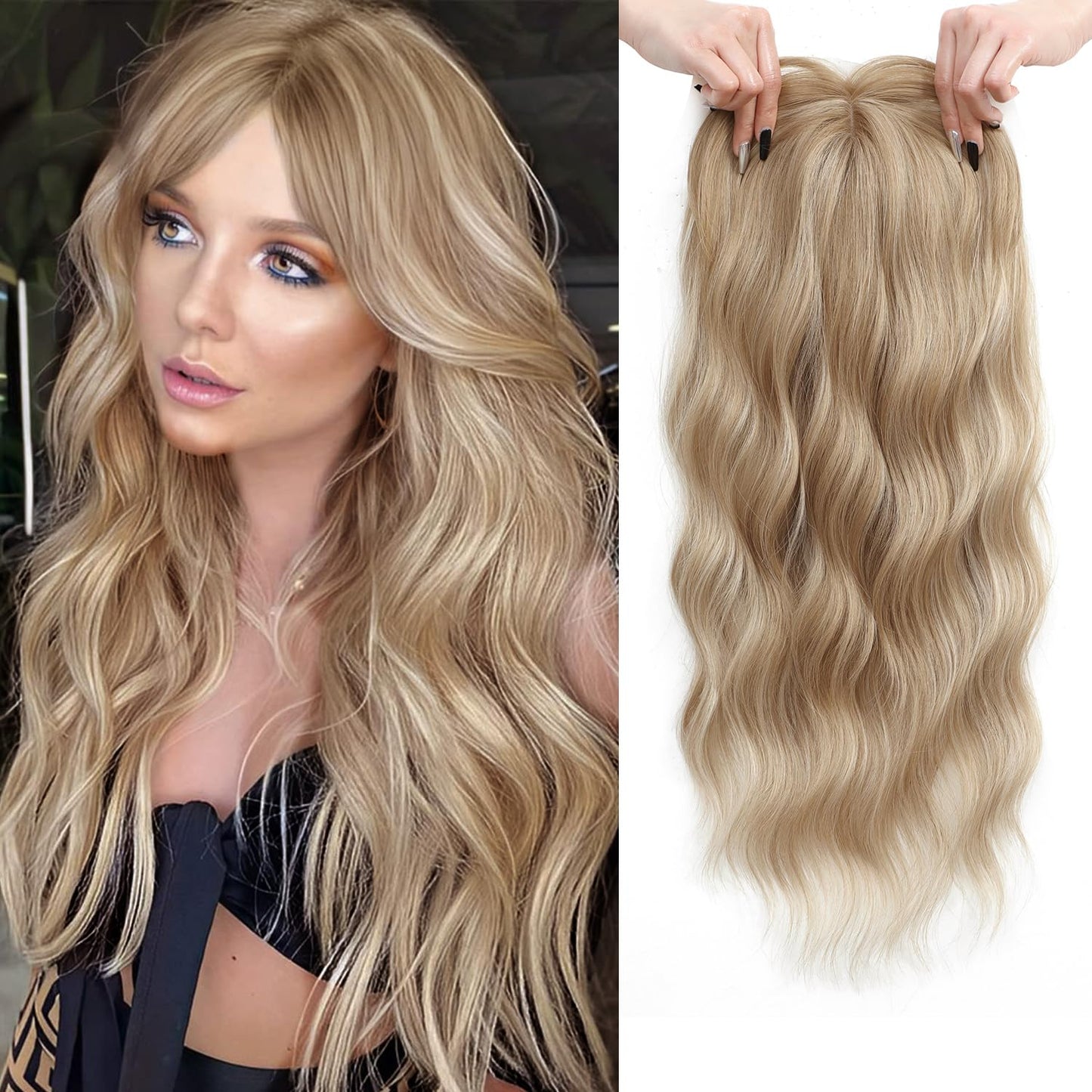 ⚡Sale Ends Tonight–🌷2026 New Lightweight & Breathable Wavy Hair Topper