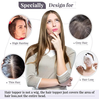 ⚡Sale Ends Tonight–🌷2026 New Lightweight & Breathable Wavy Hair Topper